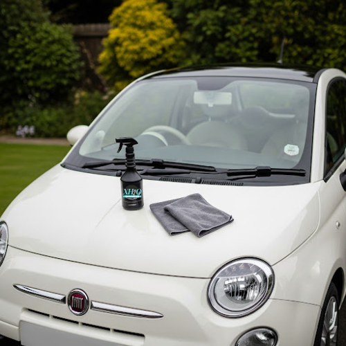 XH2O auto wassen zonder water Fiat 500 demo