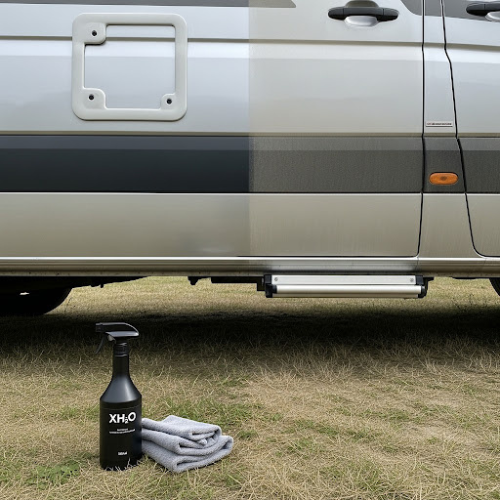 je Camper schoonmaken zonder water met Xh2O
