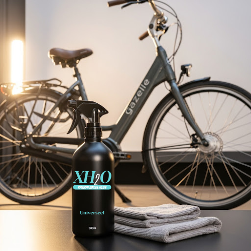 Een elektrische fiets schoonmaken zonder water met Xh2O